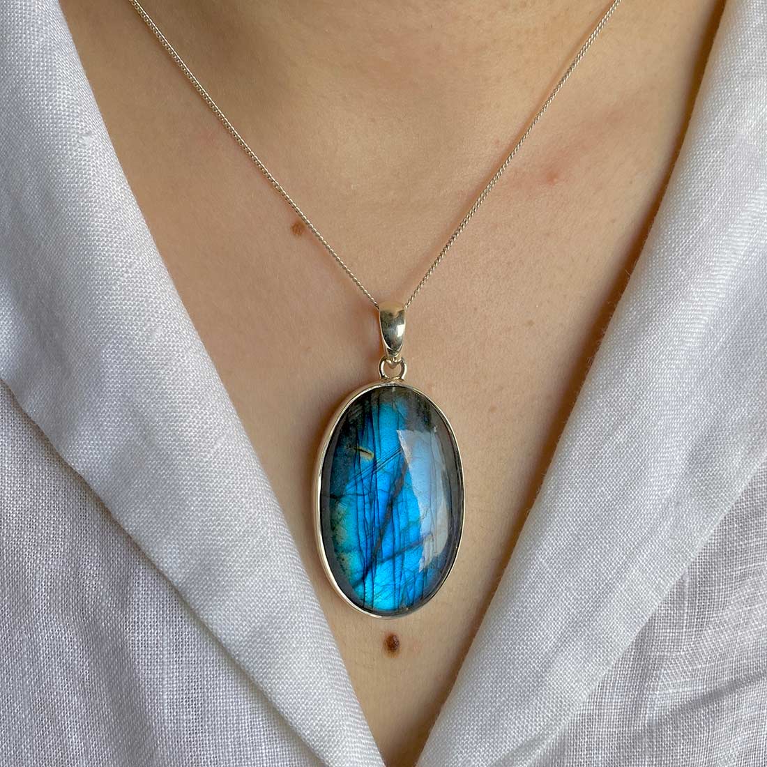 Labradorite Pendant-(LBD-P-1.)